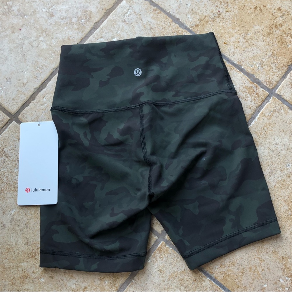 NWT Lululemon Wunder Train HR Camo Shorts - Picture 4 of 5